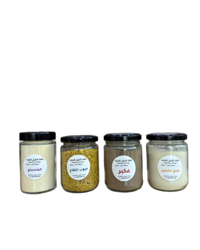 منتجات شفاء العليل لدعم الصحة و المناعة| الجينسنغ| حبوب اللقاح| العكبر (البروبوليس)| طلع النخيل